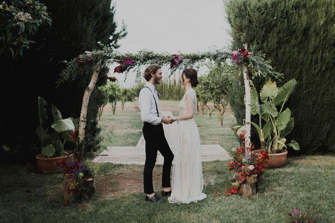 Elopement boho chic pizpireta