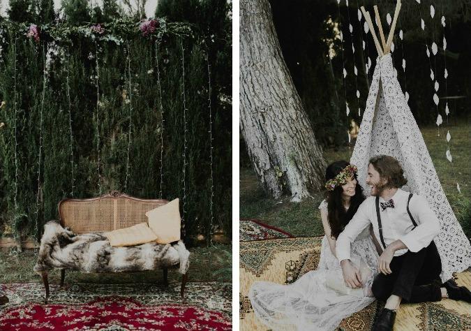 Elopement boho chic pizpireta