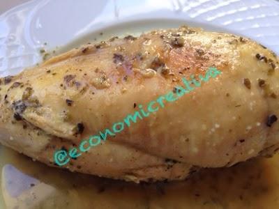 Pollo especiado a la olla