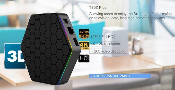 Promocion año nuevo chino GearBest 2017 Sunvell T95Z Plus tvbox