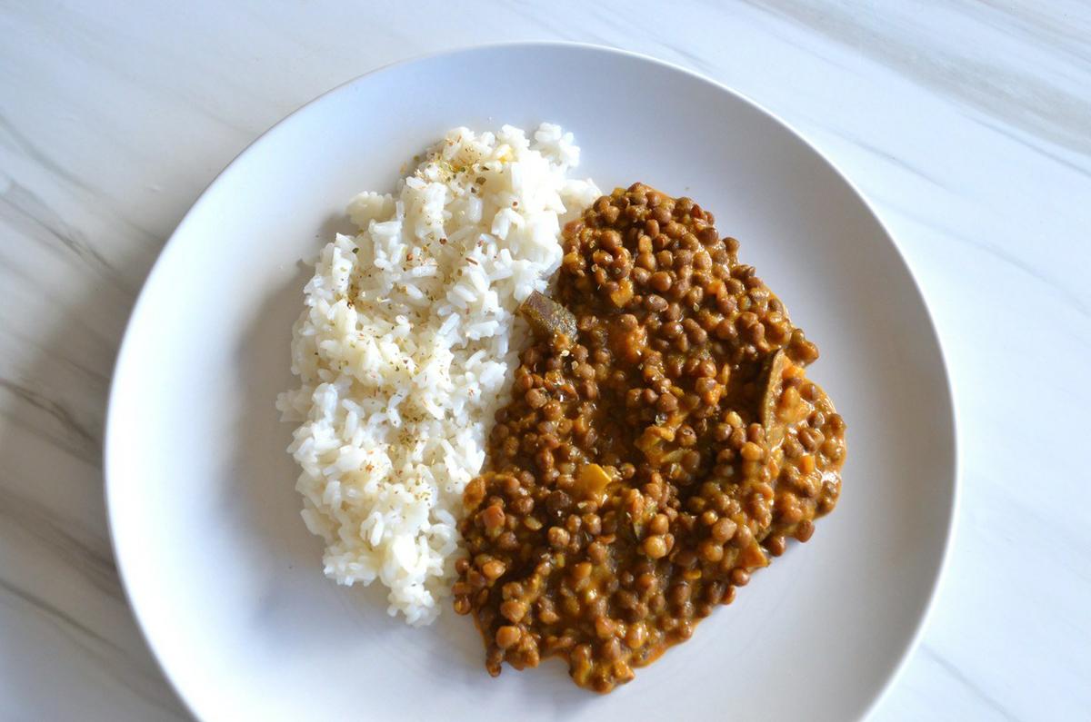 curry de lentejas