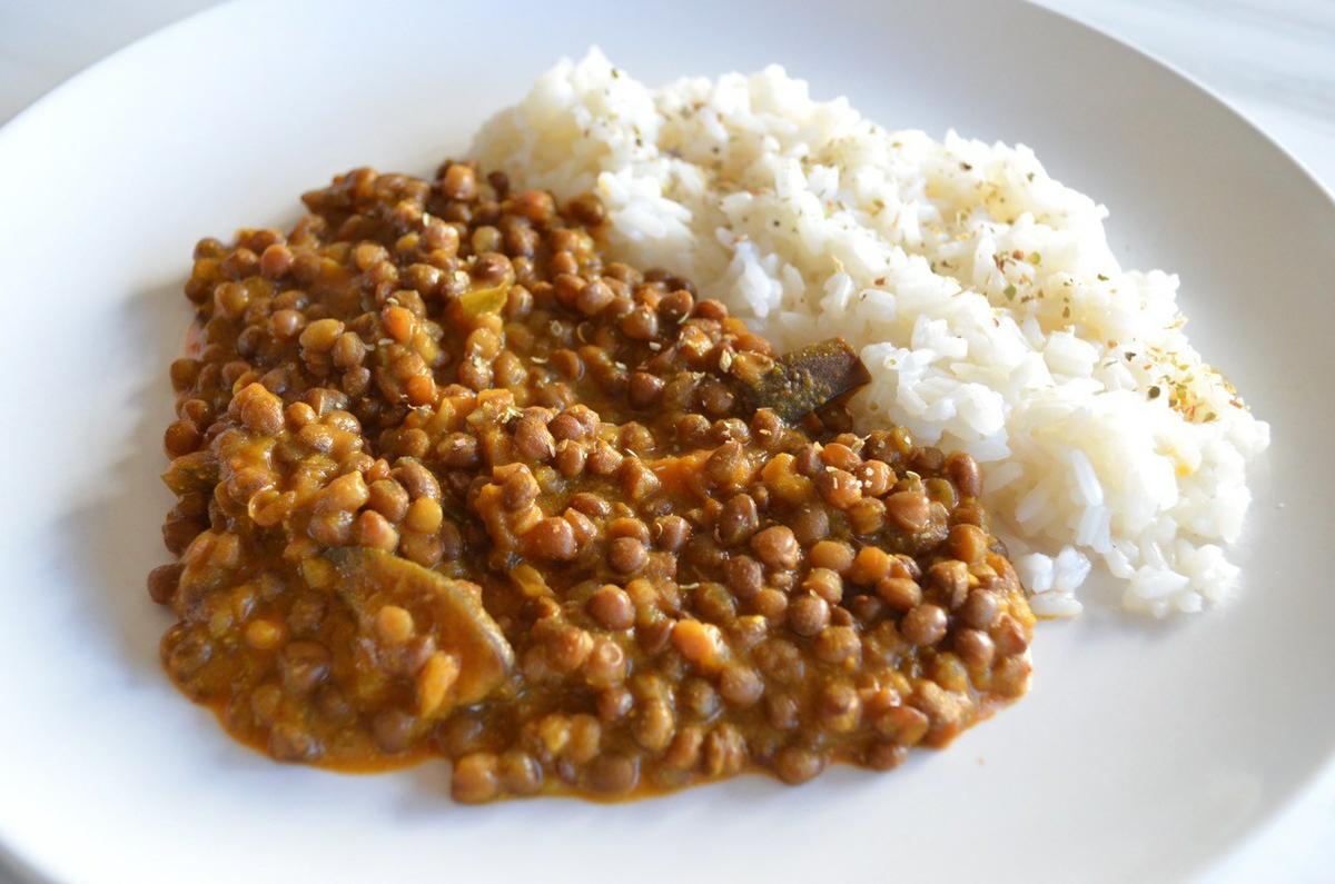 curry de lentejas
