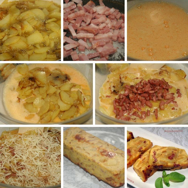 receta de tortilla a la carbonara