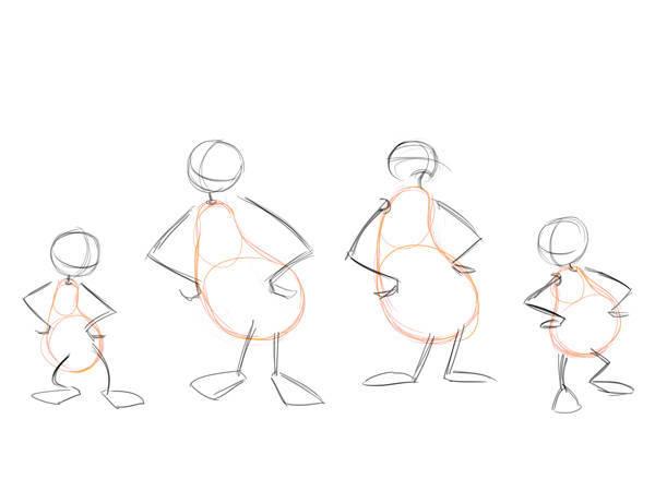 aprender a dibujar dibujos animados paso 4