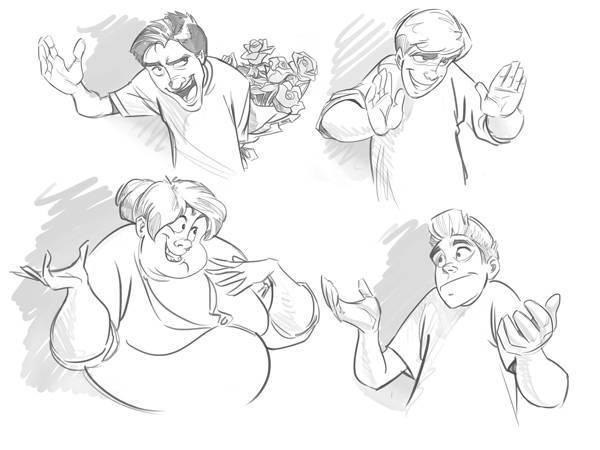 aprender a dibujar dibujos animados paso 01