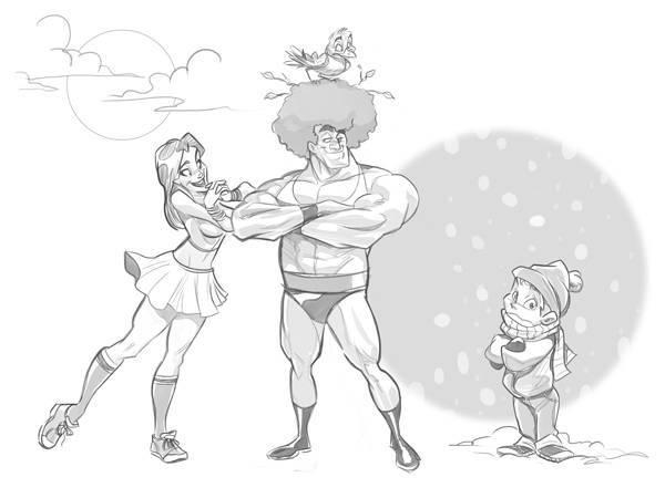 aprender a dibujar dibujos animados paso 02