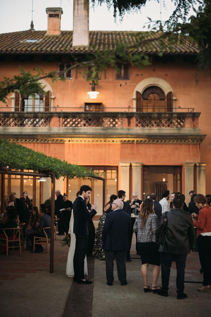 Boda otoño azul marsala
