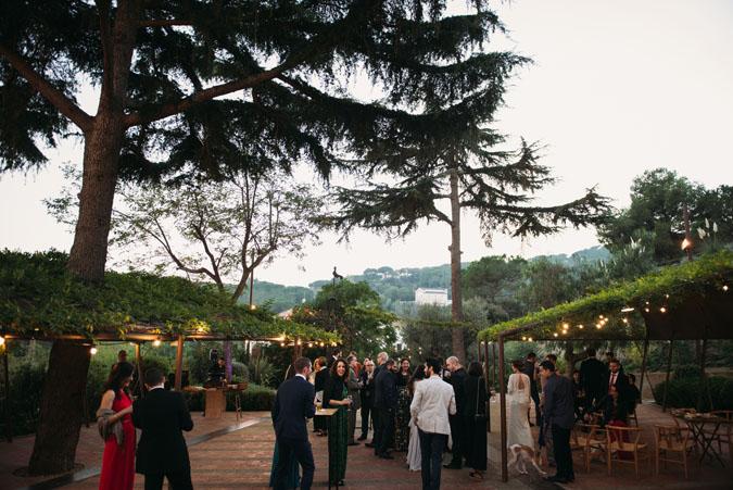 Boda otoño azul marsala