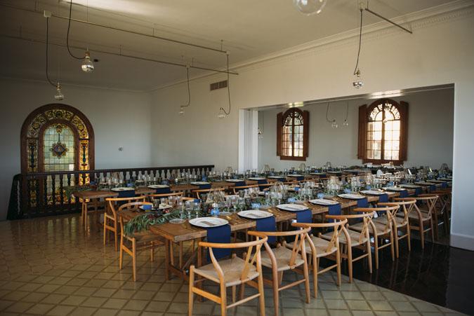 Boda otoño azul marsala
