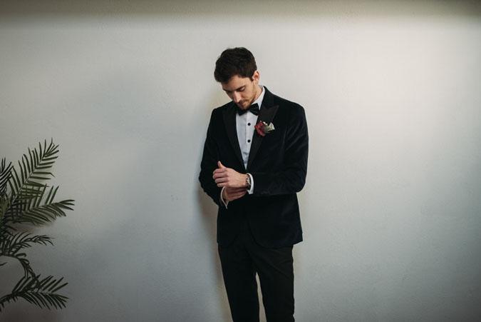 Boda otoño azul marsala