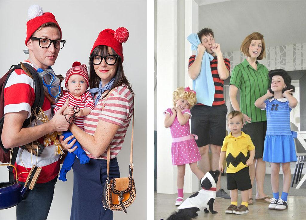 disfraces en familia