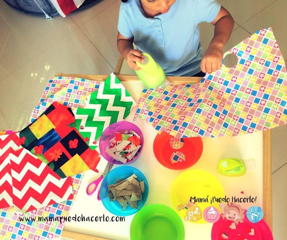 Collage de papel de regalo 