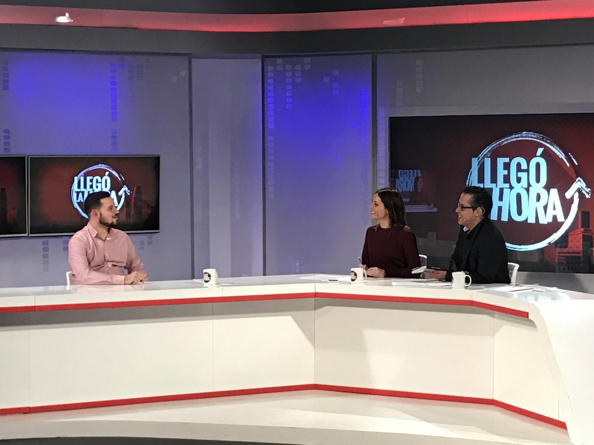 Libro Postres sin lactosa. Juanjo Orielos Kitchen. Entrevista en 101TV en Llegó la hora