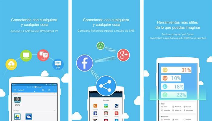 ES Explorador de archivos para Android