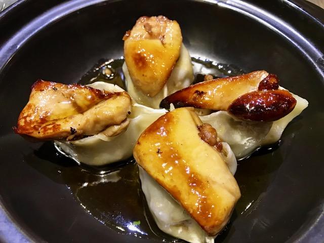 Dumplings de Pato con Boletus y Foie