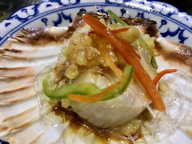 Vieiras al Vapor con Ajos