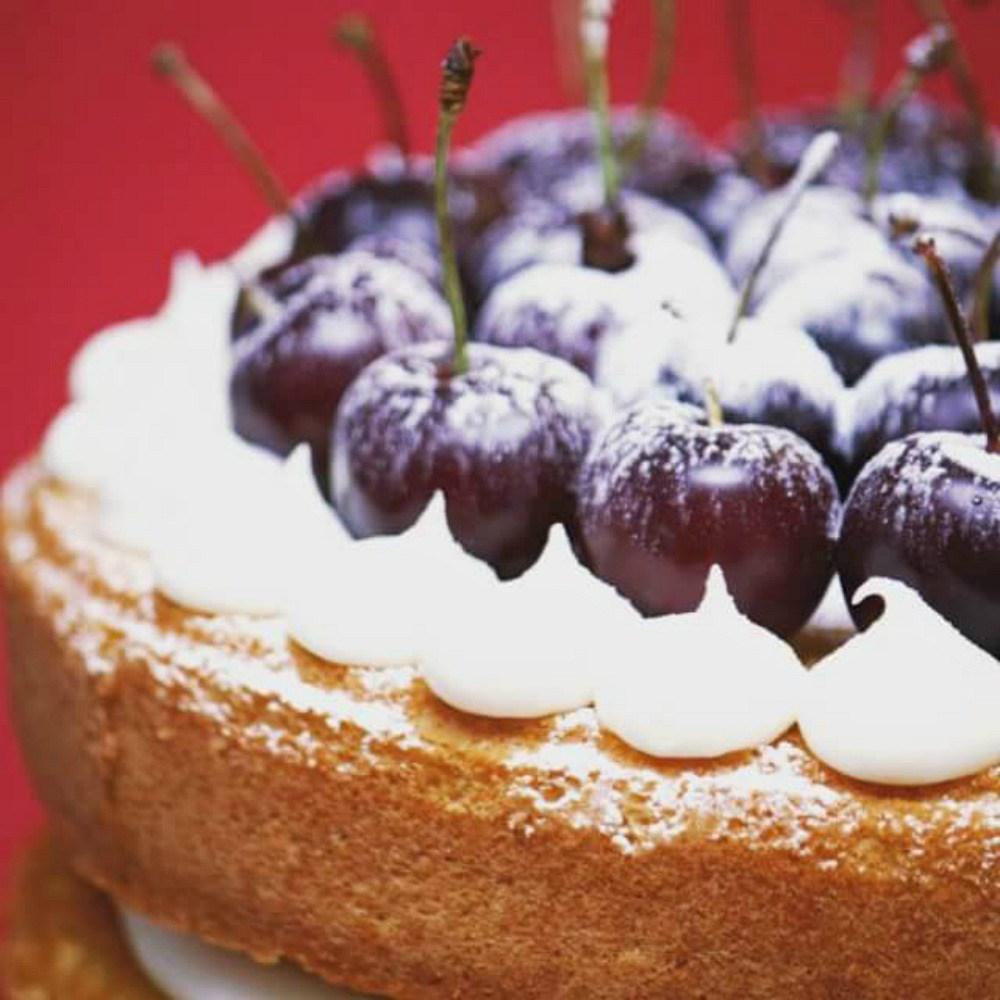 Naked cake de cerezas y merengue