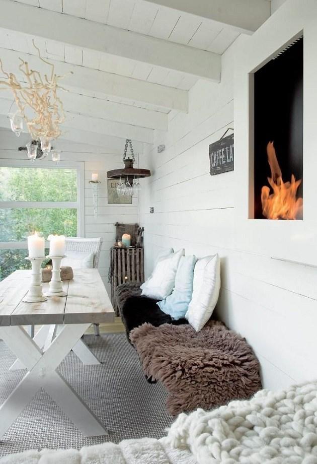 Chimeneas para tu terraza en invierno