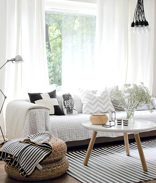 Decorar mesas bajas pequeñas