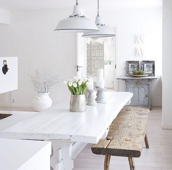 Decorar mesas bajas y de comedor rectángulares