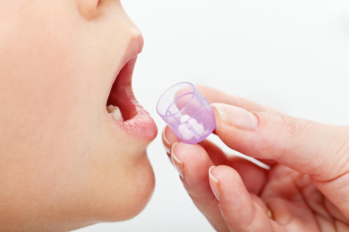 Gránulos homeopáticos niños