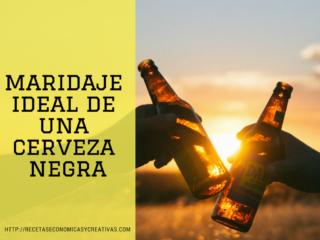 maridaje ideal de una cerveza negra