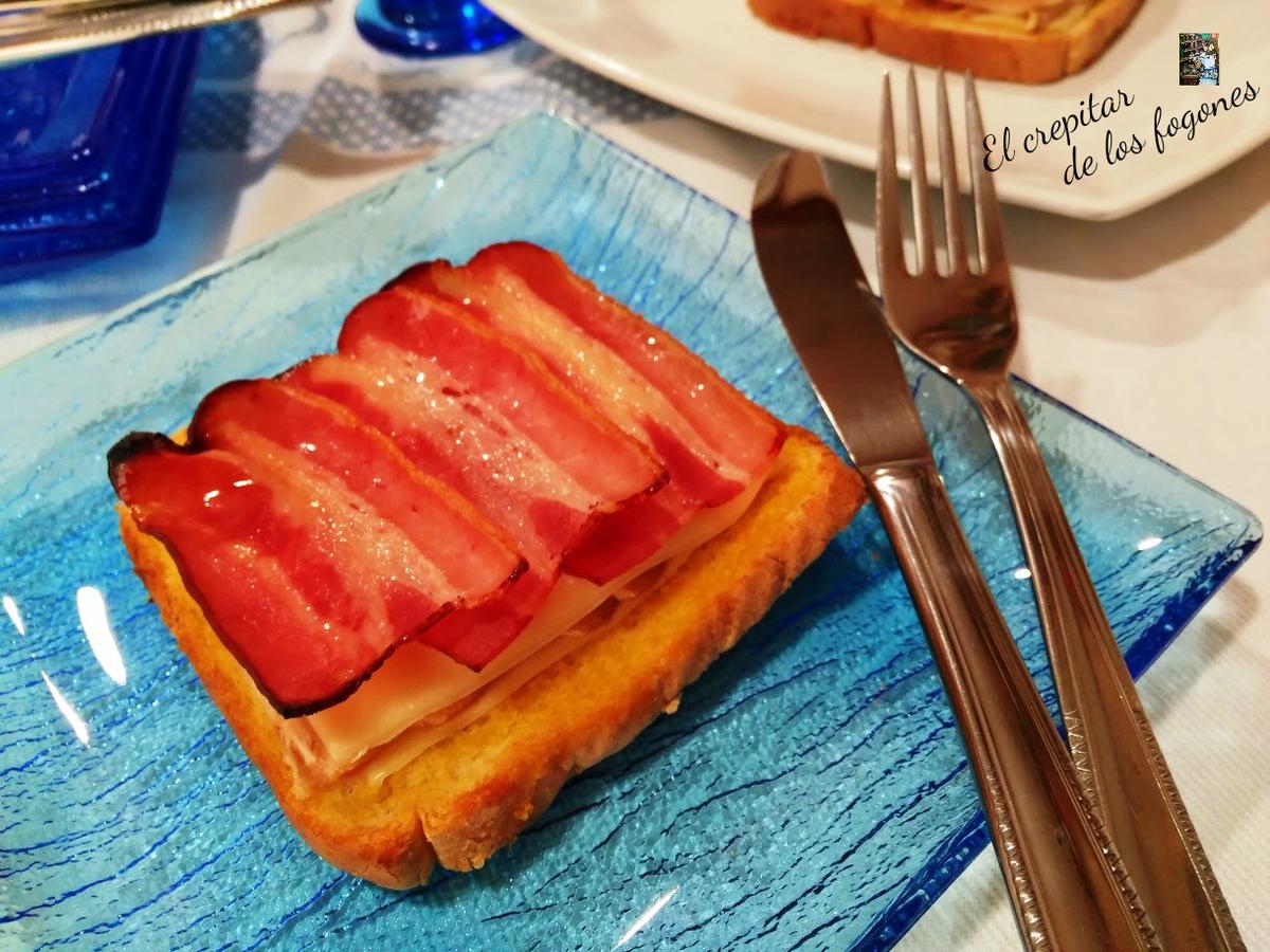 tostas de bacon