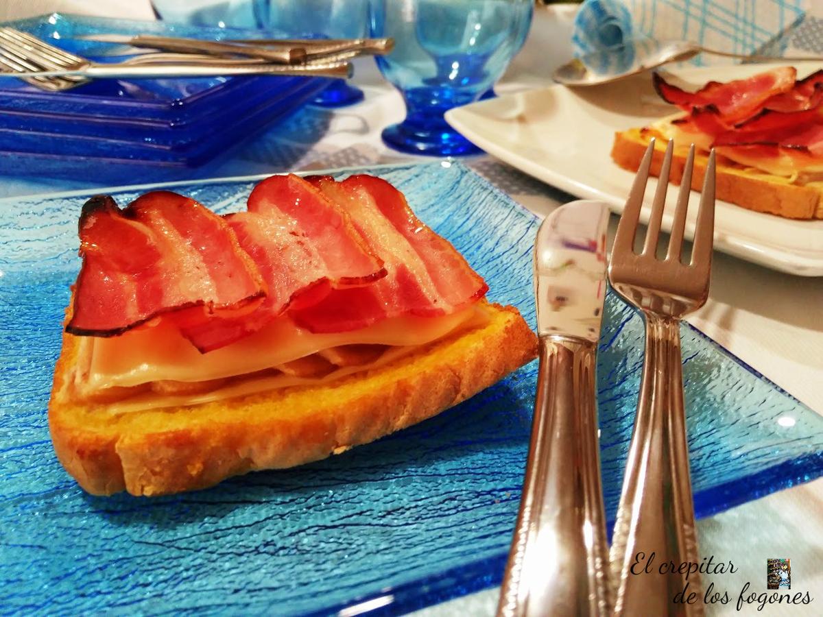tostas de bacon