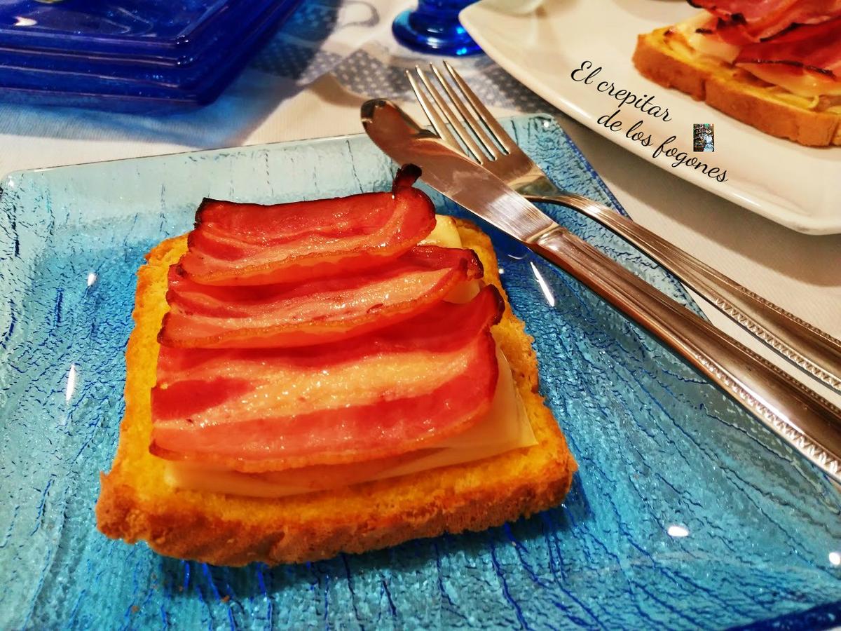 tostas de bacon