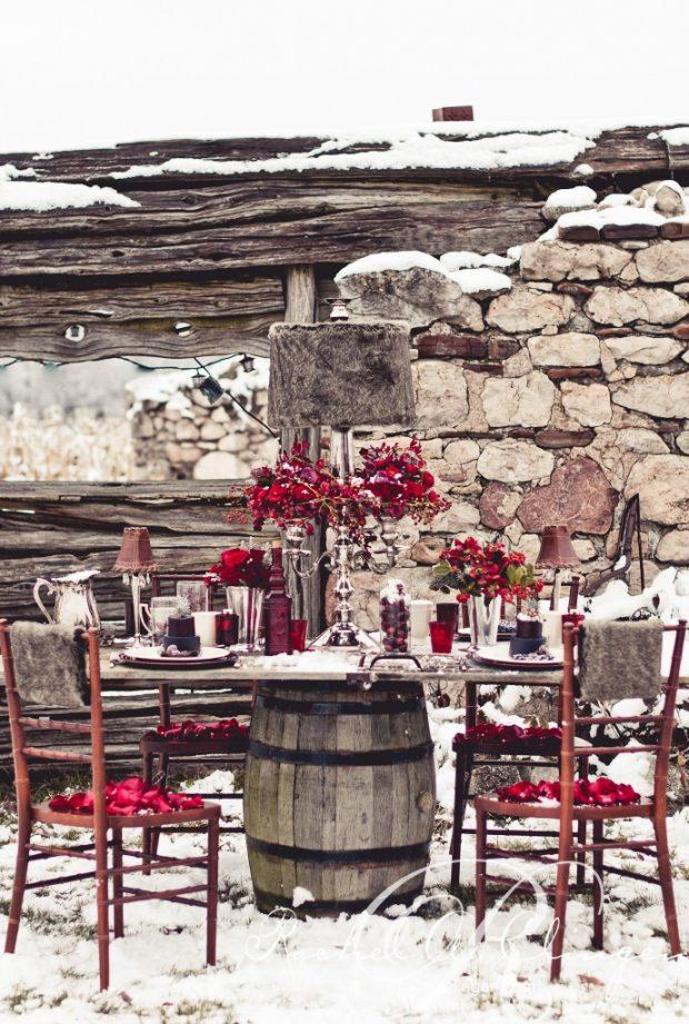 vintage table wedding