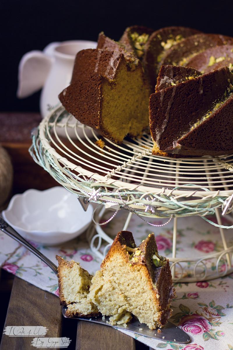 Bundt Cake de Pistacho y Chocolate Blanco
