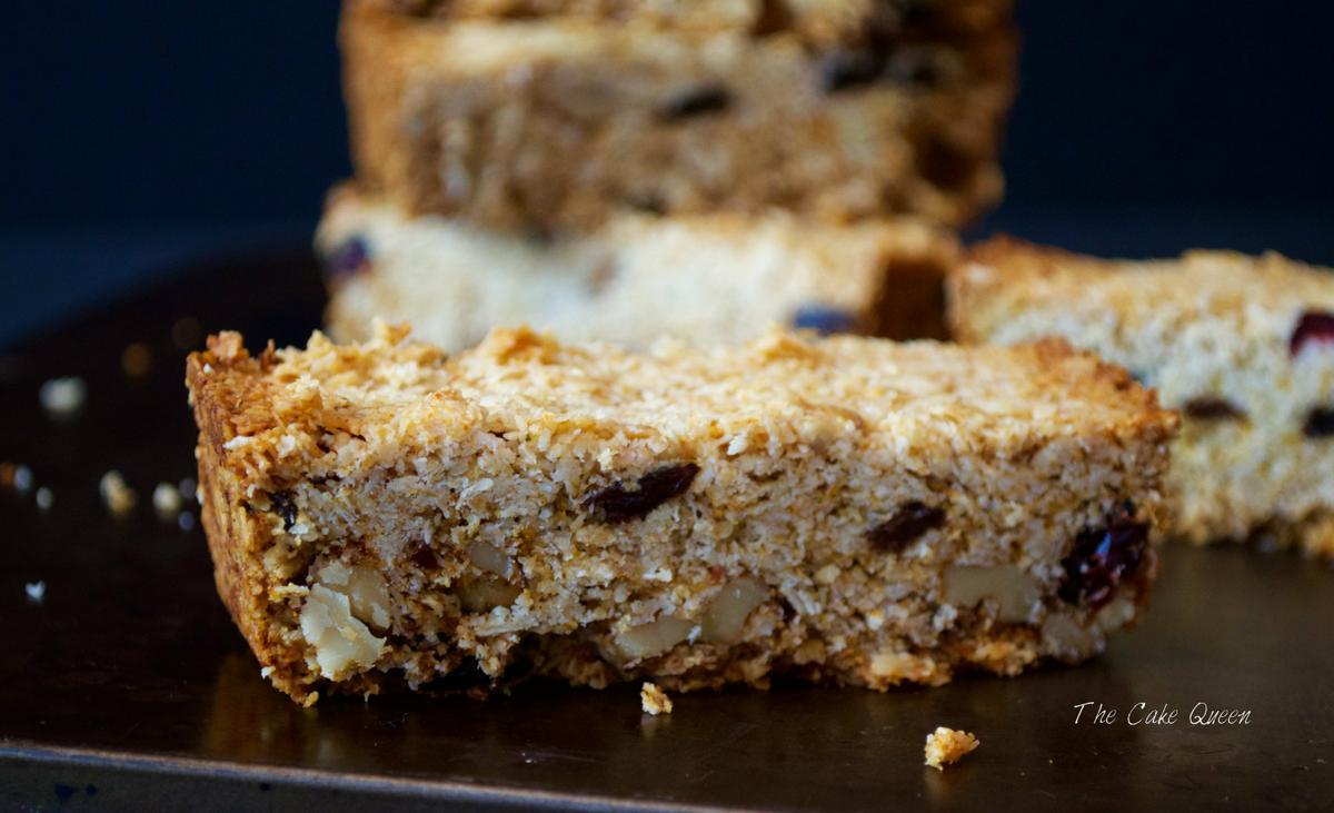 Barritas de avena y coco 