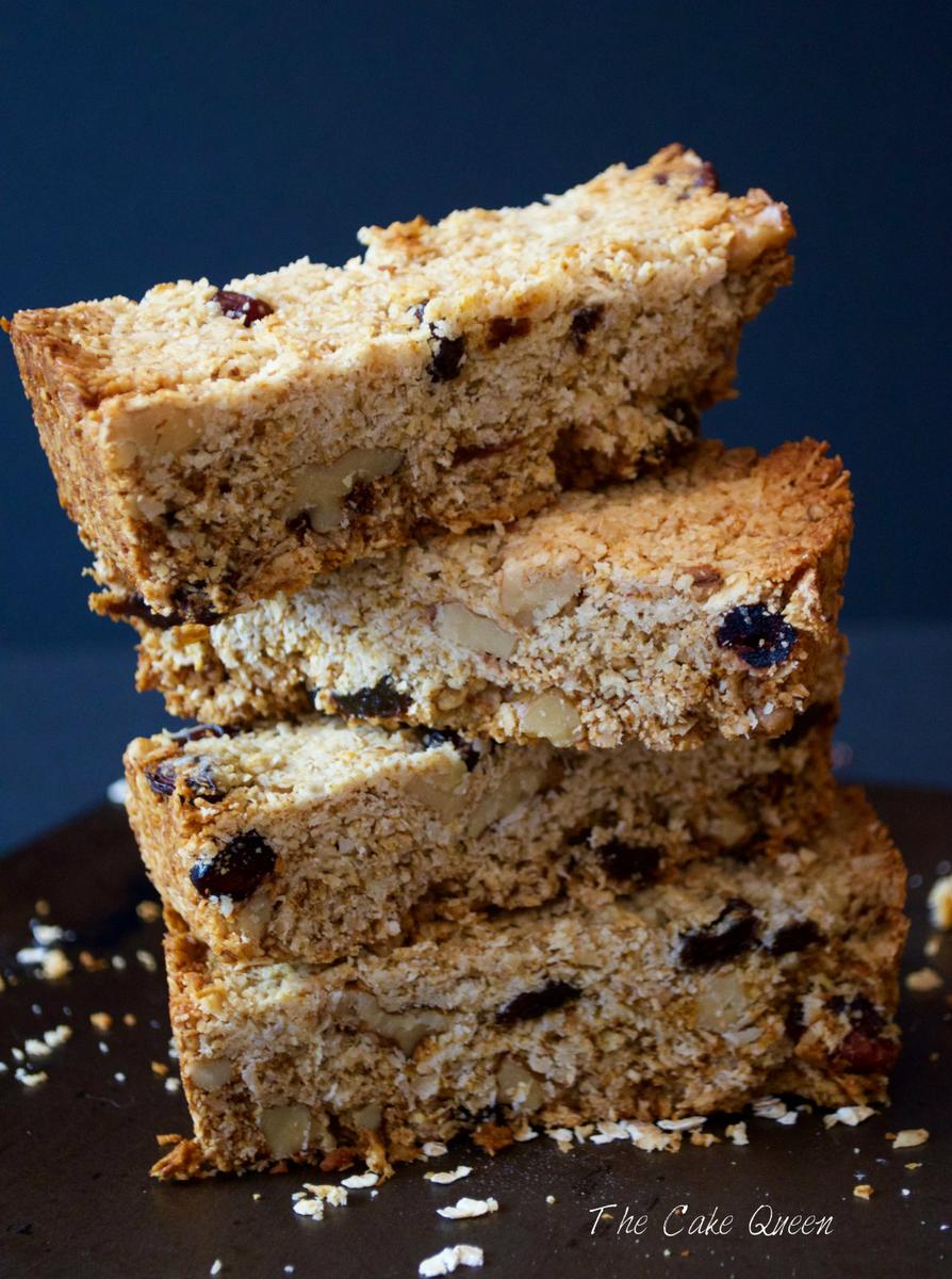 Barritas de avena y coco 