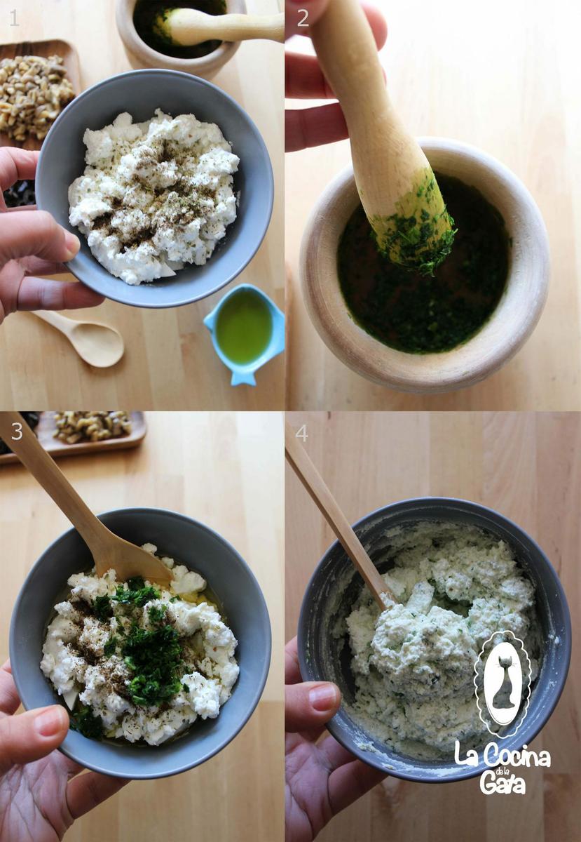 Mezclar los ingredientes para el roscón 