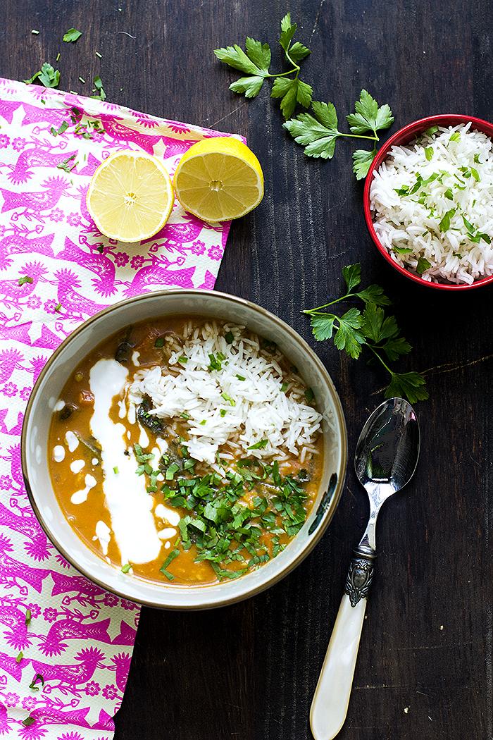 dahl de lentejas rojas