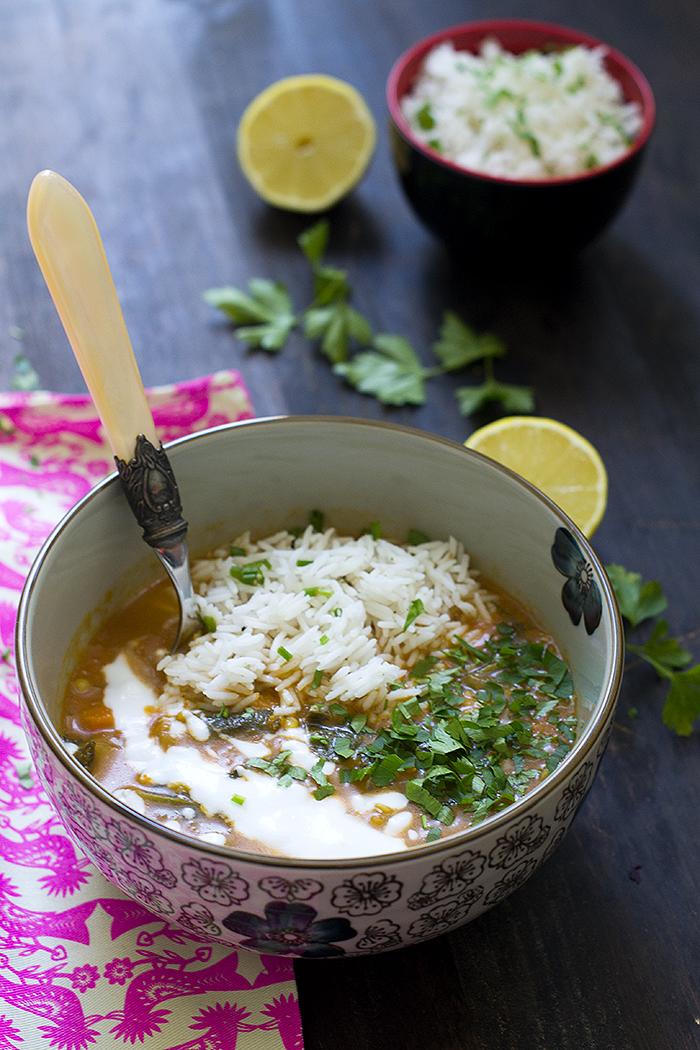 dahl de lentejas rojas