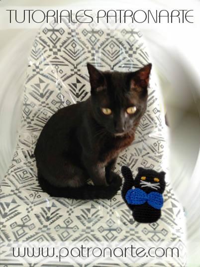 gato de crochet patron gratis
