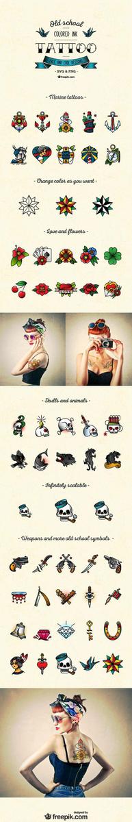 1 old school tatuaje vieja escuela
