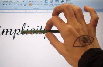 paso 3 para dibujar letras de tatuajes