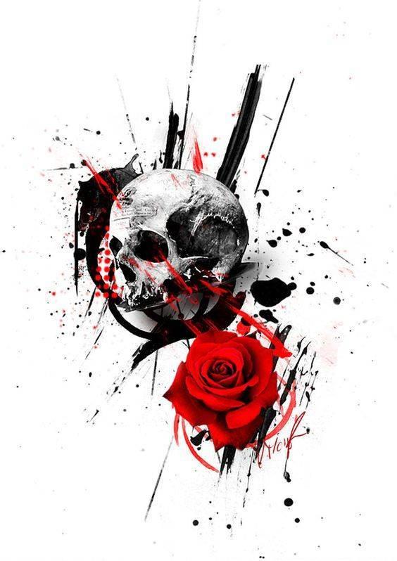 3 trash polka tatuaje