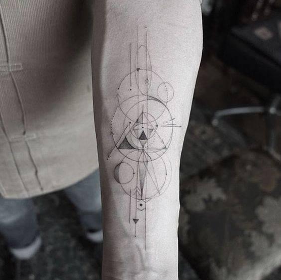 geometric tattoo
