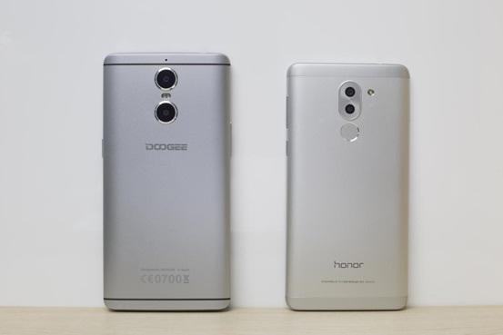 Comparativa DOOGEE Shoot 1 Huawei Honor 6X vs cual es mejor camara mejor smartphone teléfono lente dual opiniones valoración especificaciones sensor de huellas detector de huellas pantalla oferta