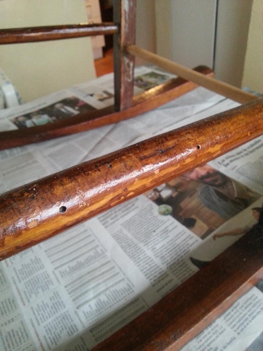 Restauracón butacas de madera