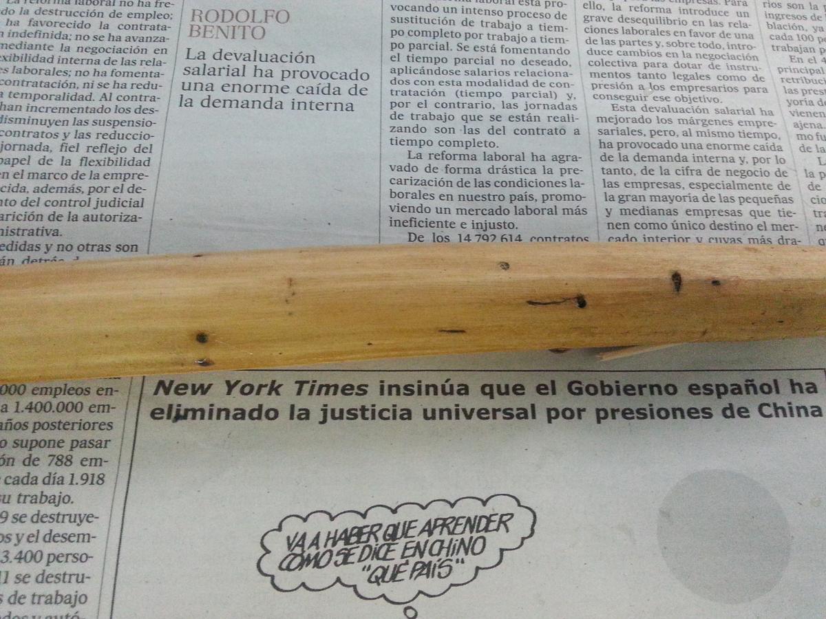 Restauracón butacas de madera