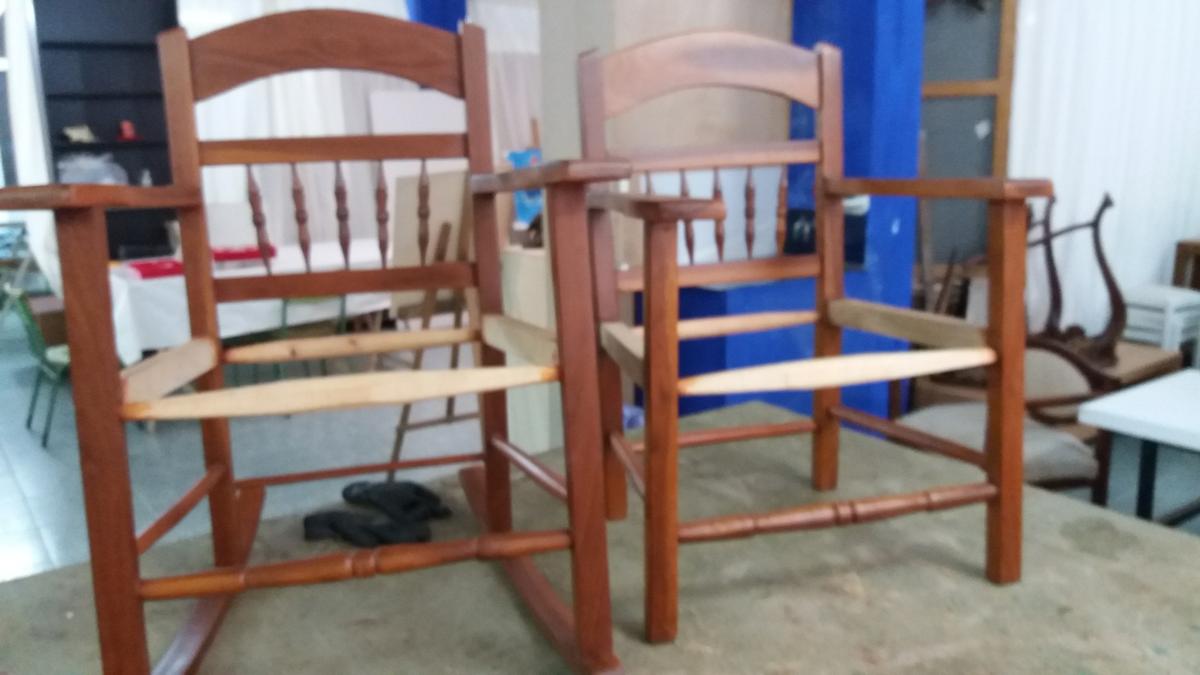 Restauracón butacas de madera