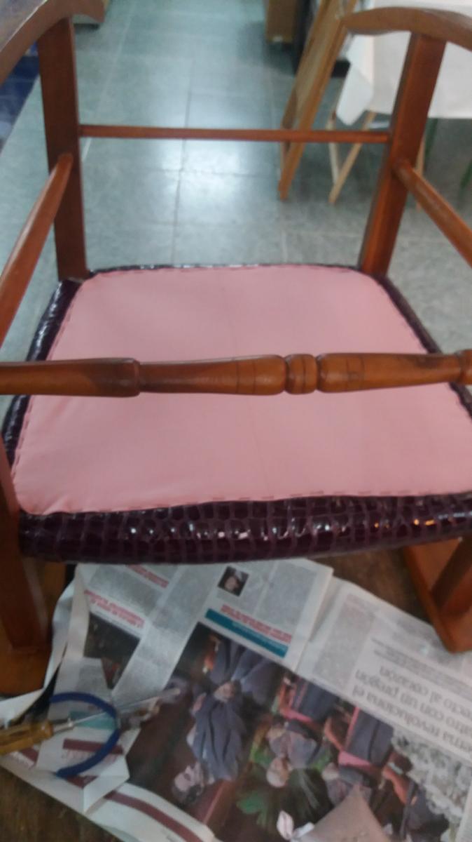 Restauracion butacas de madera
