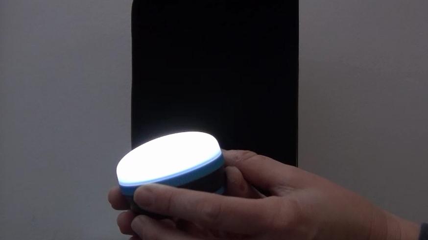 Base iluminada para pecera