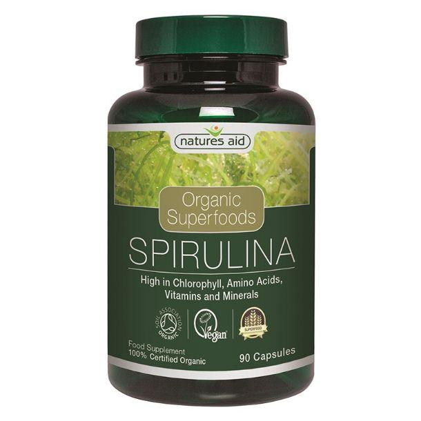 Natures Aid Spirulina Cápsulas
