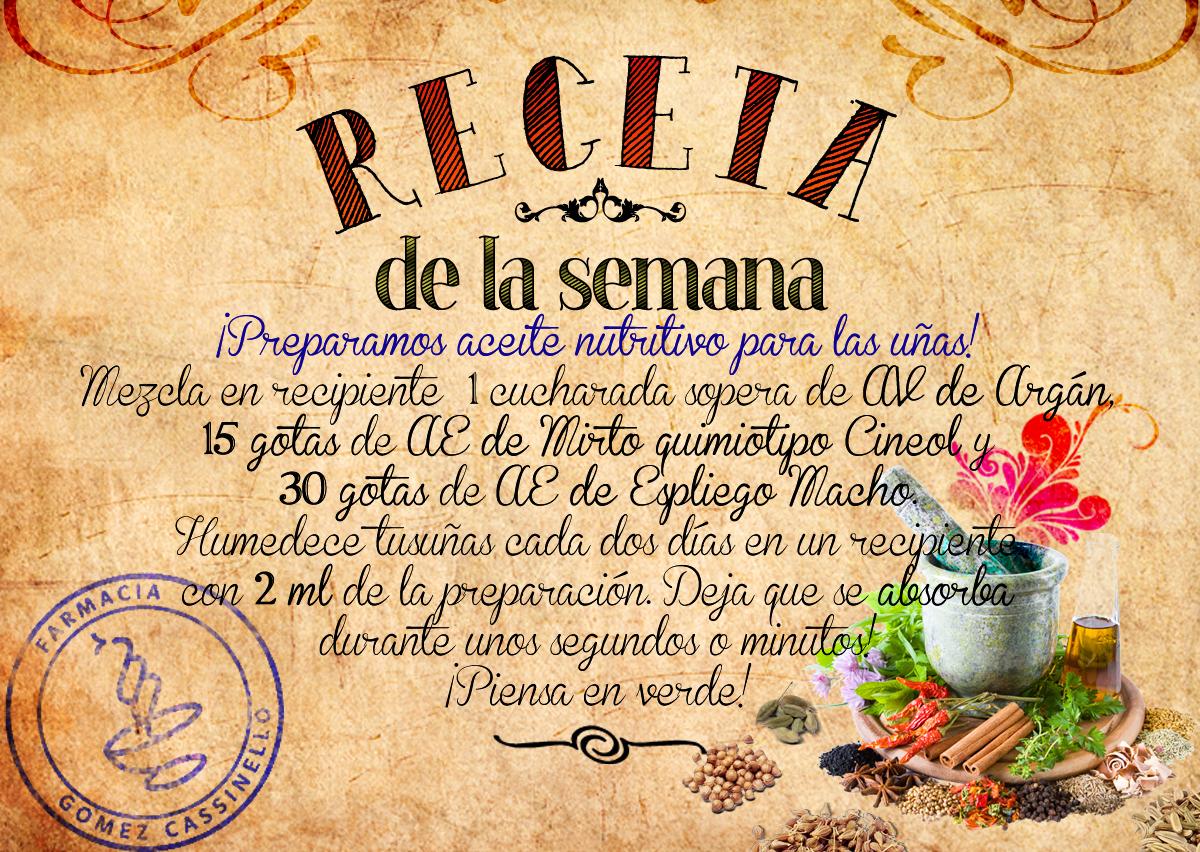 Receta de la semana: Prepara aceite nutritivo para tus uñas!