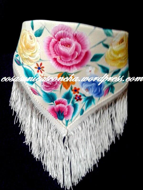 Mantón de Manila de goma Eva